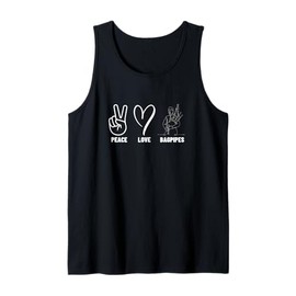 Bagpiper Peace Love Bagpipes Proud Men Bagpipe Player Tank Top
