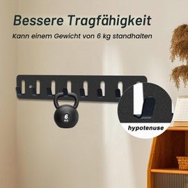 Galerie SV 2 Pcs Key Rack with 8 Hooks Key Hooks