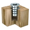 Made in Germany Threaded Steel Insert, (50 pcs.) with hex