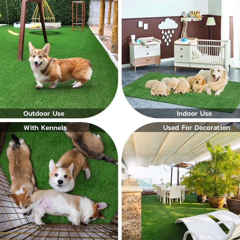 Oiyeefo Artificial Pee Grass Pad for Dogs, Fake Grass Replacement