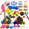 HerMia Cat Toys Variety Pack for Kitty 84 Pieces, Kitten