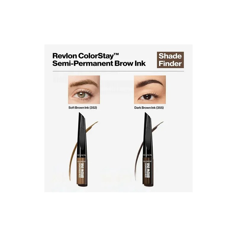 Tinta Para Cejas Revlon Colorstay Semi-permanent Brow Ink Tono Dark