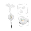 SEWACC Retractable in Ear Earphones with Cushions Lightweight Headphones for