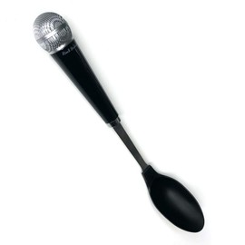 Rise8 Studios Novelty Microphone Kitchen Cooking Utensil Gift for Music Lovers and Singers (Spoon)