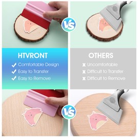 2 PCS Vinyl Squeegee Tool Felt Edge Squeegee Decal Squeegee Remove Bubbles,4 Inch Felt Squeegee Vinyl Scraper Tool with Soft Felt Cloth for Car Vinyl Wrap, Window Tint, Wallpaper, Decal Sticker