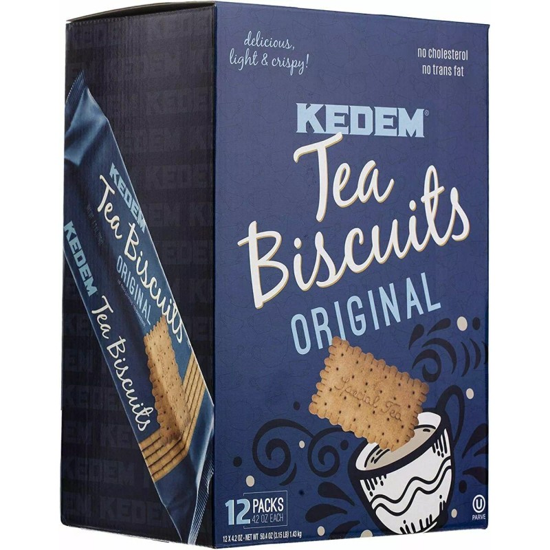 Kedem Tea Biscuits Original, 12 Pack