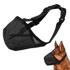 Muzzle for Medium Dogs, Breathable & Adjustable Dog Muzzle with Mesh Design, for Poison Bait Protection, Safe for Walking, Training and Veterinarian (XL)