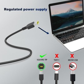 65W Laptop Charger for lenovo Thinkpad T440 T450 T460 T560 X240 X250 X260 X270 E431 E440 E531 E540 G50 G70 Z50 Z70,Yoga 2 11 11S 13,Ideapad Flex 2 3 Power Supply Yellow Square Tip (Not USB C)