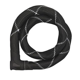 ABUS Kettenschloss Iven Chain 8210 ‚Äì Fahrradschloss aus geh√§rtetem Stahl & Kettenschloss Steel-O-Chain 8807K ‚Äì Flexibles Fahrradschloss aus geh√§rtetem Stahl ‚Äì ABUS-Sicherheitslevel 8-110 cm - Schwarz