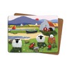Irish Placemat With Sheep Standing By a Lake with the
