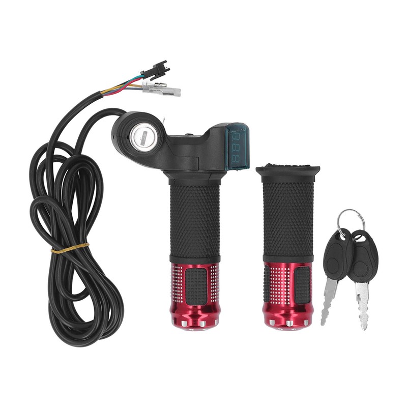 1Pair 10 Inch Electric Scooter Throttle Grip Handlebar Twist Throttle