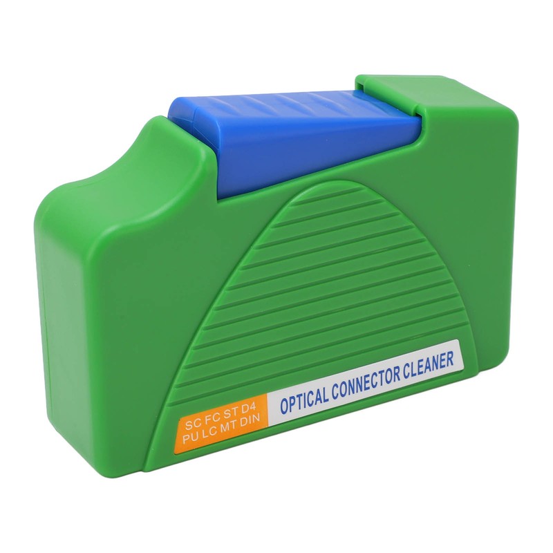 Fiber Optic Cleaning Box Efficient Optical Fiber Connector Cleaner ABS