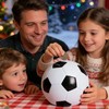 Soccer Piggy Bank, PVC Coin Bank, Shatterproof Money Bank(Small)