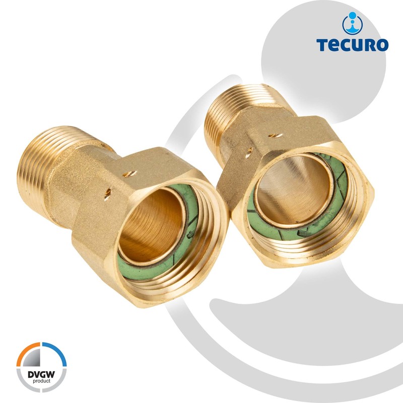 Tecuro Water Meter 1 Inch Union Nut x 3/4 Inch