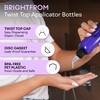 BRIGHTFROM Twist Top Applicator Bottles, 8 OZ, Squeeze Empty Plastic