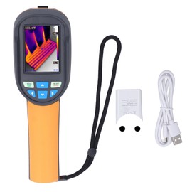 2.8in Infrared Thermal Imaging Camera Handheld Thermal Imager Water Pipe Leaking Detector 120x90 ‑20 to 550℃ EU Plug 100‑240V