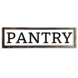 Dazingart Pantry Sign, Rustic Vintage Wooden Pantry Door Signs, Farmhouse Kitchen Wall Decor For Housewarming decorations (Pantry)