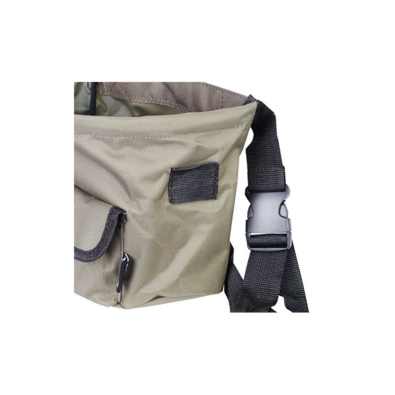Carp Fishing Boilie Stalking Pouch Waist Bait BumBag (Green)