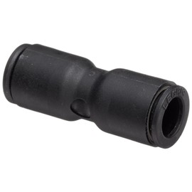 Legris 3106 06 00 Nylon Push-to-Connect Fitting, Inline Union, 6 mm Tube OD