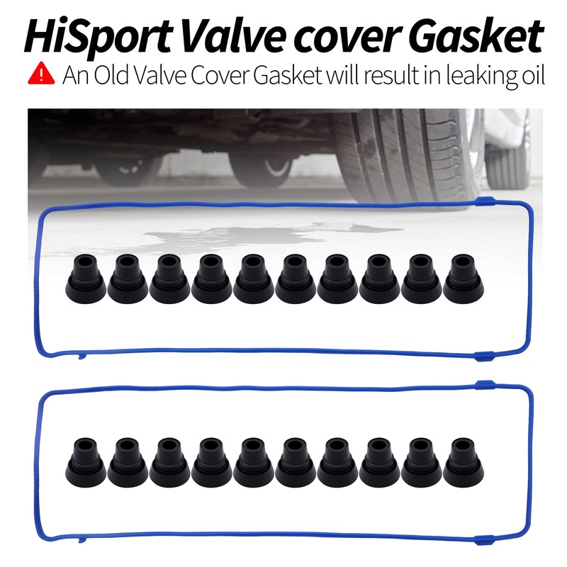 HiSport Valve Cover Gasket Seal - Compatible with Ford Lincoln
