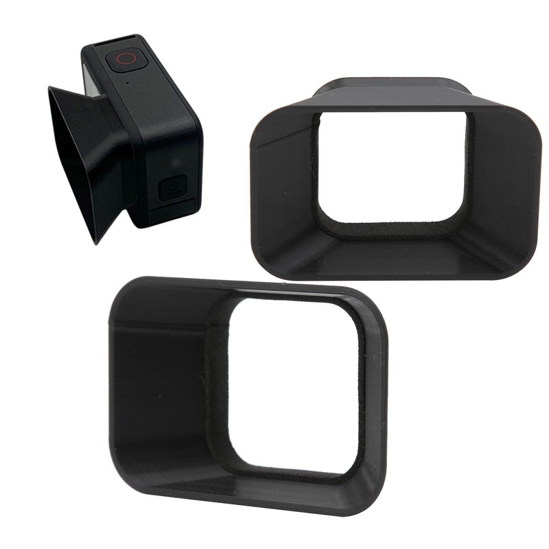 2 pcs AntiGlare Sunshade Lens Hood Lightweight for GoPro Hero