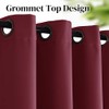Rose Home Fashion - Cortinas Opacas para Puerta corredera, oscurecimiento