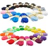 DELELE Solid Flat Shoe Laces: Hollow Thick Shoelaces for Sneakers