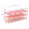 Realspace® Acrylic Stackable Organizer Trays, 4-1/2"H x 8-1/4"W x 3"D,