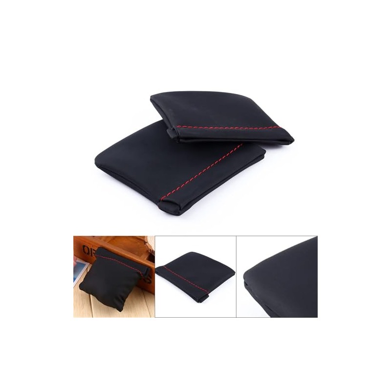 Funda Impermeable para Auriculares, de Piel Sint¨¦Tica, Color Negro