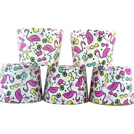 CANDeal Pack of 100 Muffin Baking Moulds Made of Sturdy Paper Large Diameter 5 cm Muffin Cases / Cupcake Baking Moulds