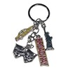 12 Pack NYC Multicolor Souvenir Collection New York Metal Keychain