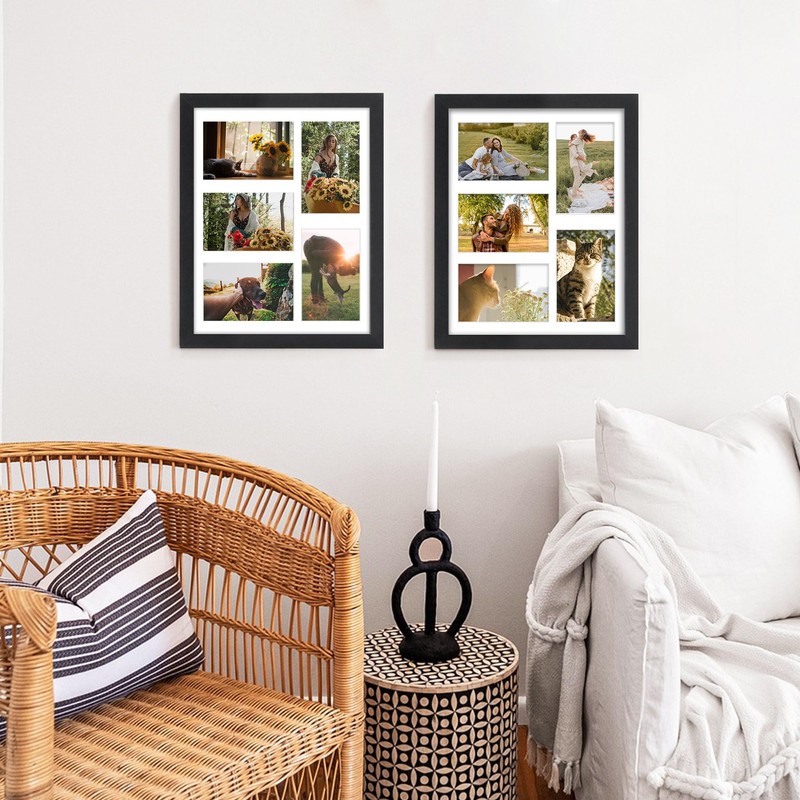 DUENPY 11x14 Collage Picture Frame, 4x6 Collage Picture Frame, Displays