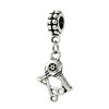 Dangle Barber's Scissors and Blow Dryer Charm Bead for Charms