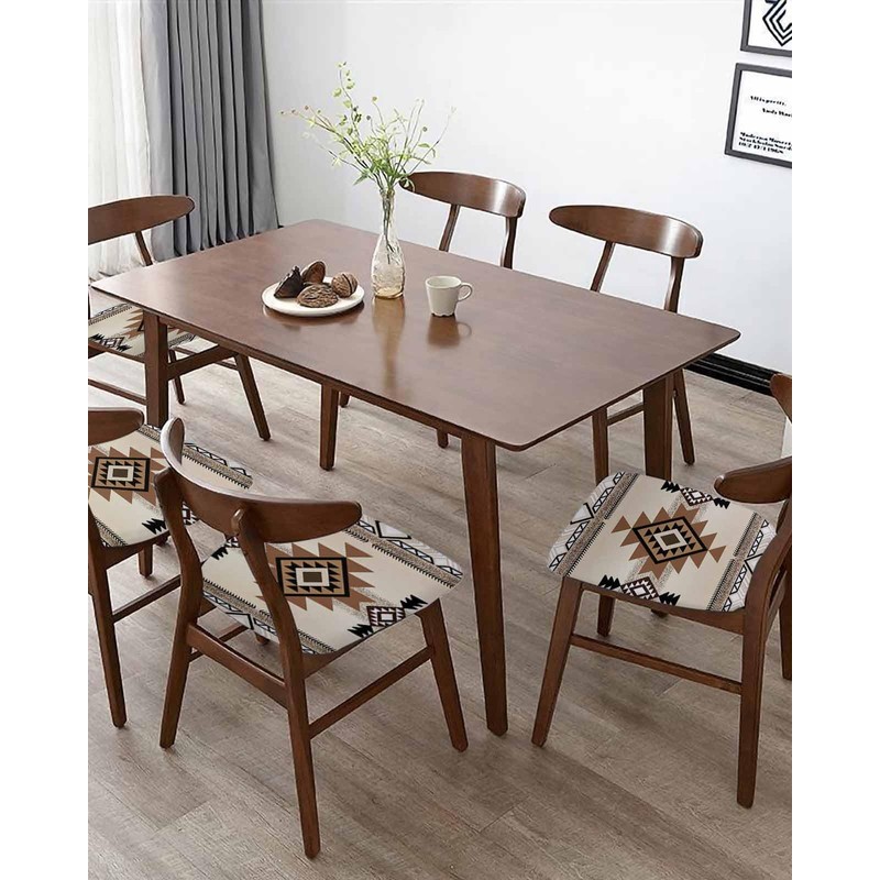 Homechoid Boho Western Chair Seat Covers for Dinning Room 4