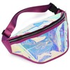 ZUHEHI Clear Fanny Pack, Waterproof Waist Bag with Adjustable Straps,