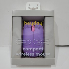 Heyday Compact Wireless Mouse New Bluetooth enabled - Purple