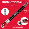 Geinxurn 3Pieces Impact Screwdriver Bit Holders Extra Long,6 inches Magnetic