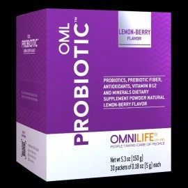 omnilife oml probiotic caja con 30 sobres savor Limon Berry suplemento  natural original