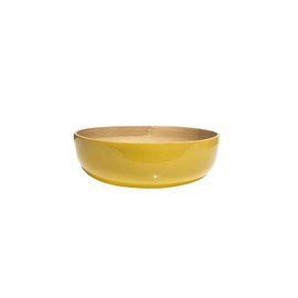 IBILI Natural Bamboo Bowl Mustard Shiny 25 x 8 cm