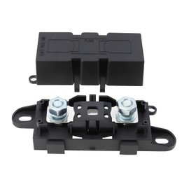 VGOL 1Set MEGA Car Fuse Holder with 150A Fuse ABS Plastic Mega High Current Fuse Holder for Cars Trucks Construction Vehicles Buses Caravans or Audio Systems