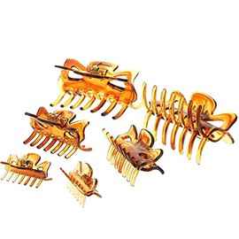 Hair Clips (Brown), Abteil Clips Greifspangen Wave Rider For Long Hair