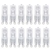 G9 40W Clear Halogen Capsule Bulbs Dimmable,220-240V, Warm White 2700K,