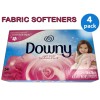 Downy APRIL FRESH Scented Fabric Softener Dryer laundry Sheets 136 Sheets 4Boxes