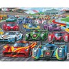 Larsen PG1 Racing Cars on the Track, 38 Piece Frame