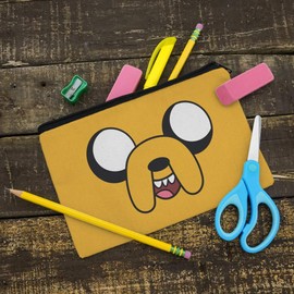 Adventure Time Jake Head Pencil Pen Organizer Zipper Pouch Case