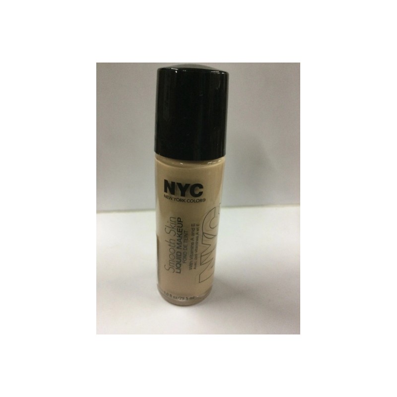 NYC New York Color Smooth Skin Liquid Makeup foundation NUDE.