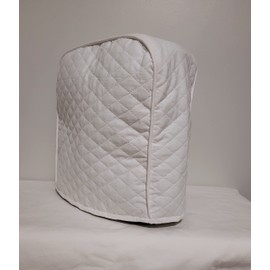 Simple Home Inspirations Quilted Cover Compatible with K Coffee Brewing System (K-Mini, White)