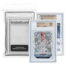 Graded Card Guard Case for Standard BGS Slab Case | Multiple Colors | Soft Touch Matte Finish | Stackable | Made to Fit BGS | Two Piece TPU and PC Design. (White)