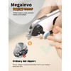 Megainvo Baby Nagelfeile Elektrisch Nageltrimmer Baby Nail File Trimmer Electric