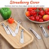 YBEATY 6 Pcs Tomato Stem Corer Strawberry Pitter Baller Practical